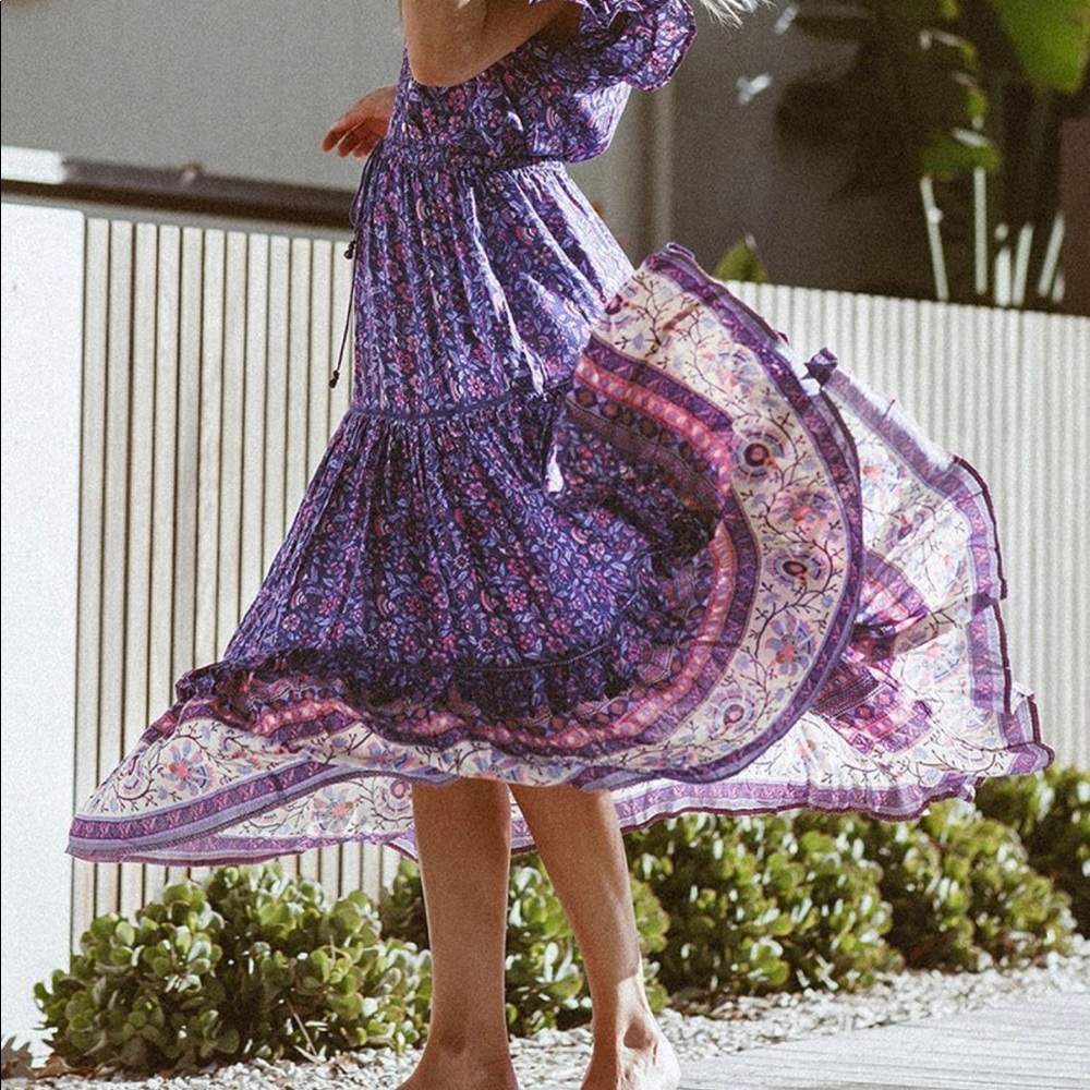 Spell Dahlia Bravehearts maxi skirt